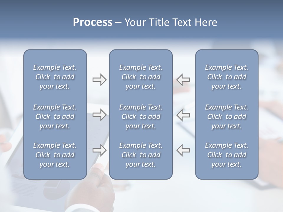 Hand Technology Collar PowerPoint Template