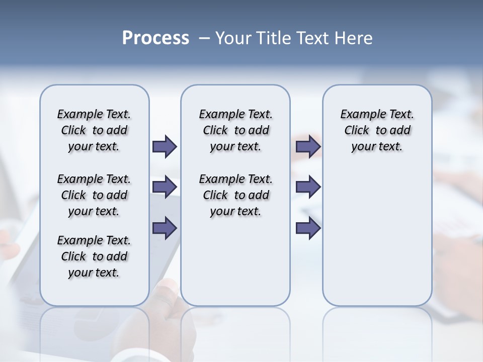 Hand Technology Collar PowerPoint Template