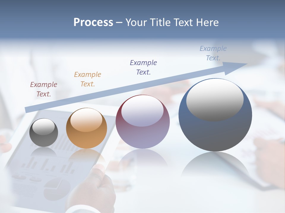 Hand Technology Collar PowerPoint Template