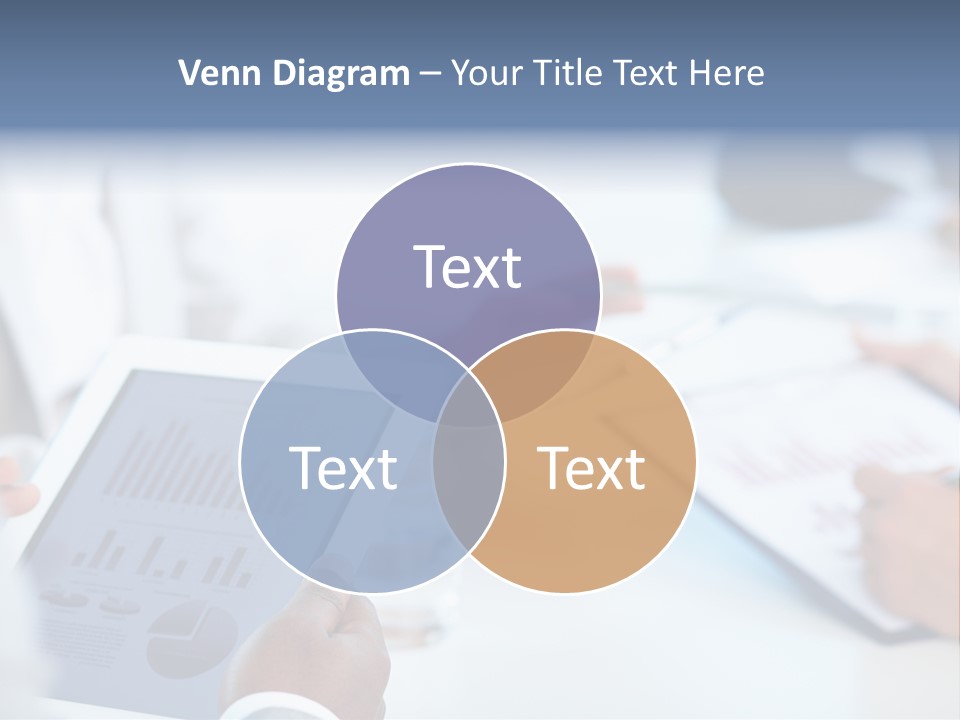 Hand Technology Collar PowerPoint Template