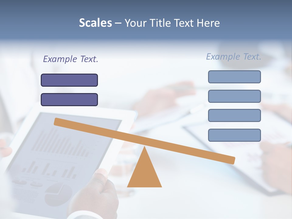 Hand Technology Collar PowerPoint Template