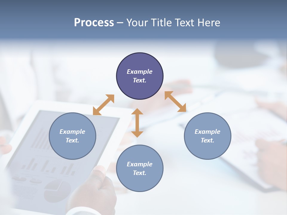 Hand Technology Collar PowerPoint Template