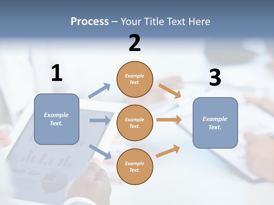 Hand Technology Collar PowerPoint Template