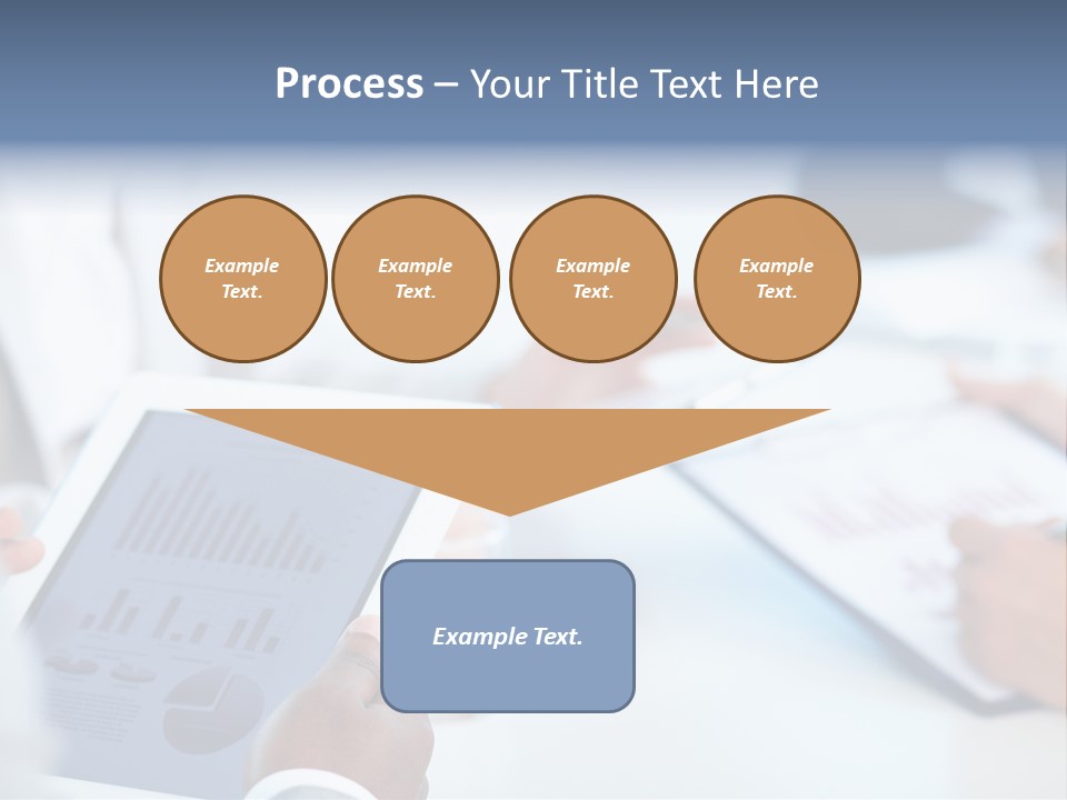 Hand Technology Collar PowerPoint Template