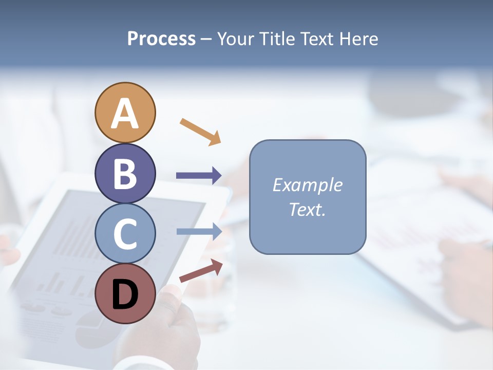 Hand Technology Collar PowerPoint Template