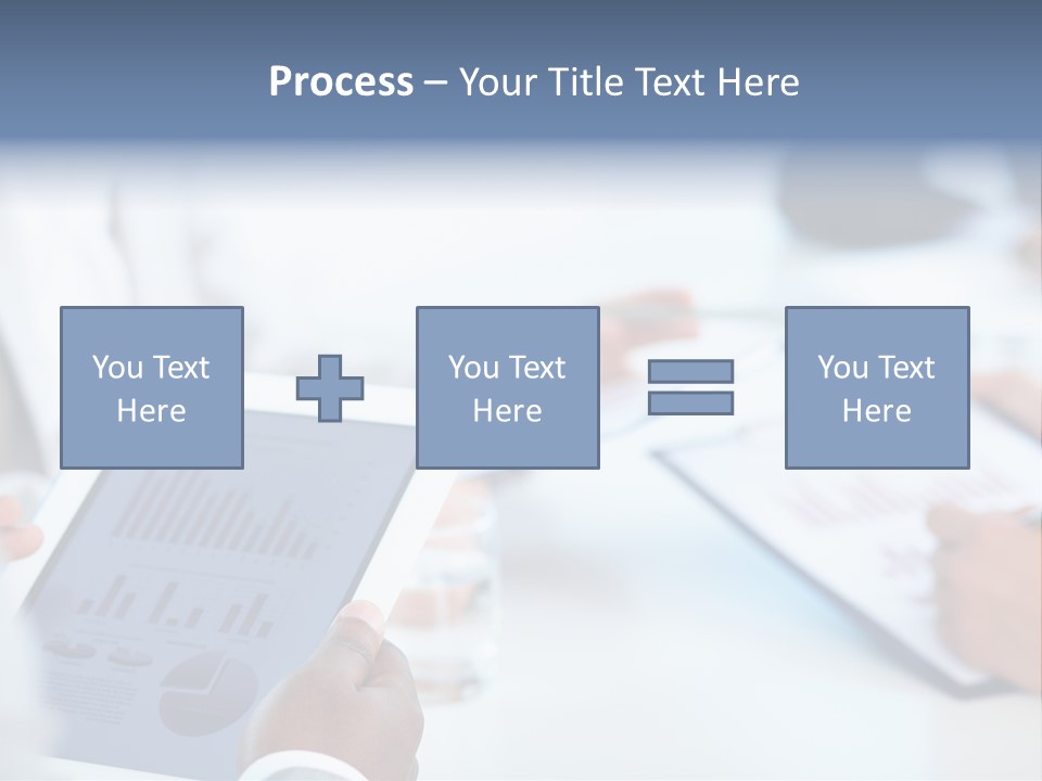 Hand Technology Collar PowerPoint Template