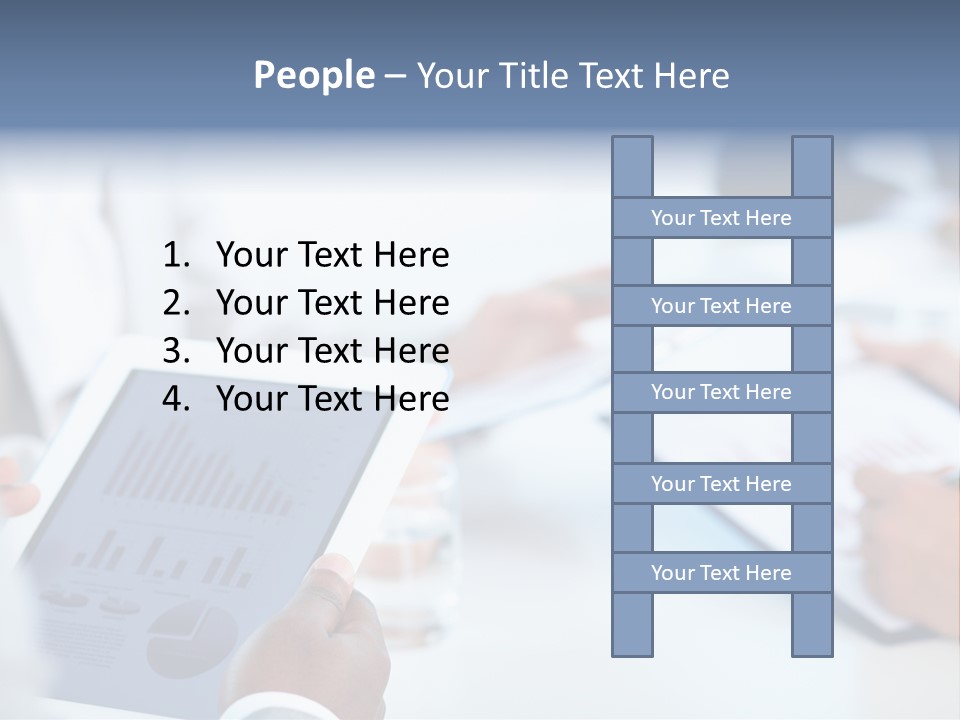 Hand Technology Collar PowerPoint Template