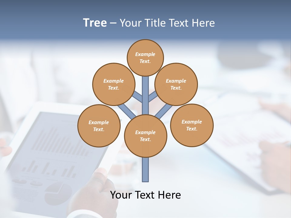 Hand Technology Collar PowerPoint Template