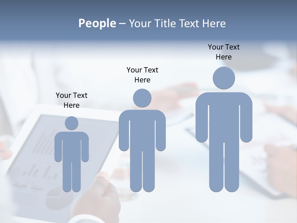 Hand Technology Collar PowerPoint Template