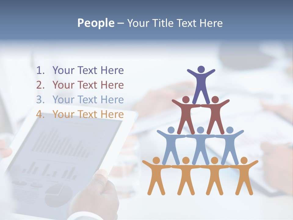 Hand Technology Collar PowerPoint Template