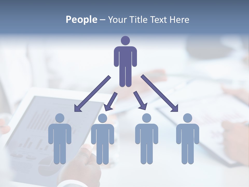 Hand Technology Collar PowerPoint Template