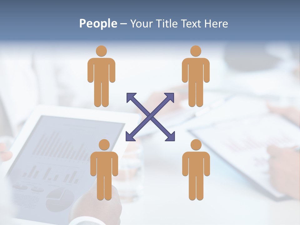 Hand Technology Collar PowerPoint Template