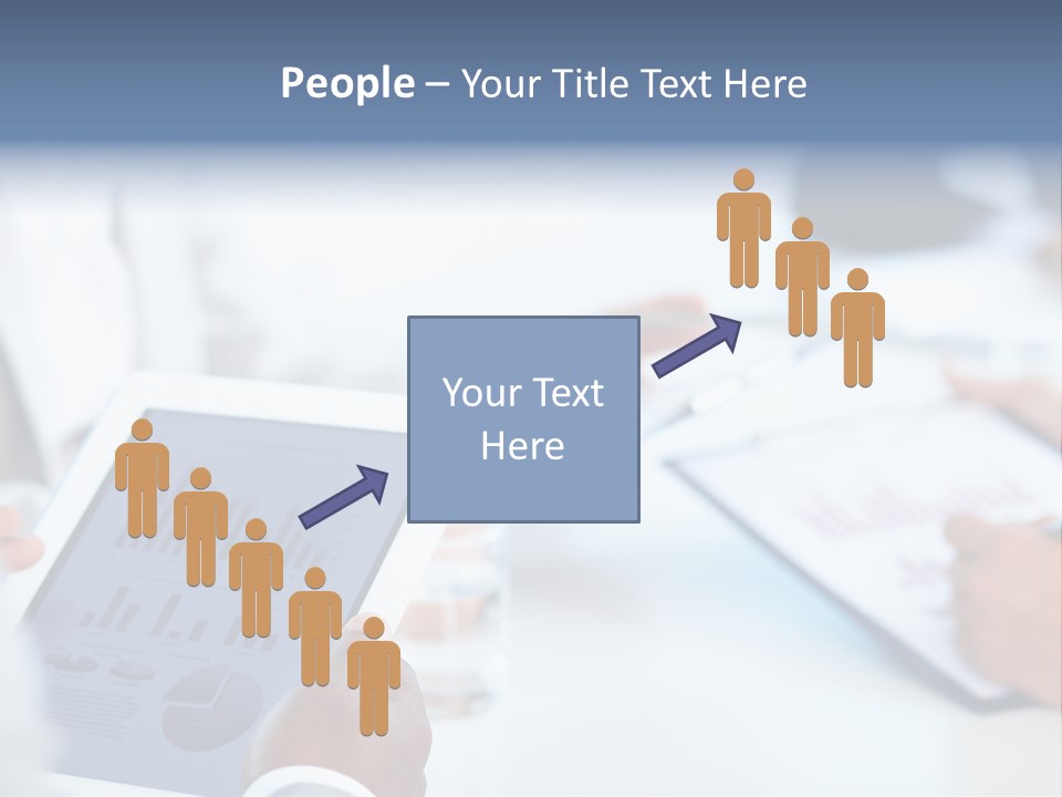 Hand Technology Collar PowerPoint Template