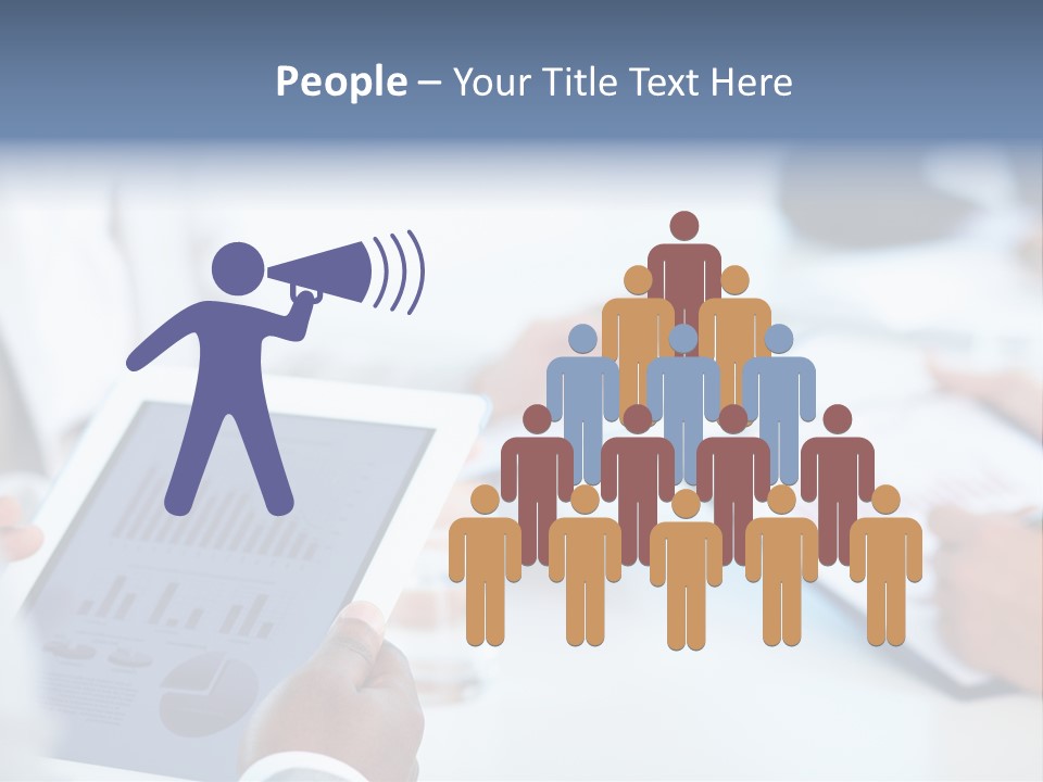 Hand Technology Collar PowerPoint Template