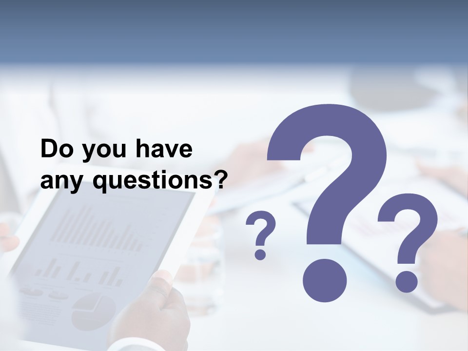 Hand Technology Collar PowerPoint Template