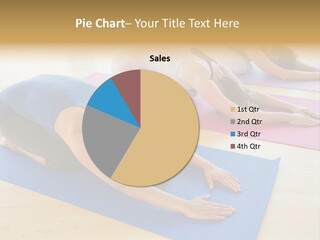 A Group Of Women Doing Yoga Poses On Mats PowerPoint Template