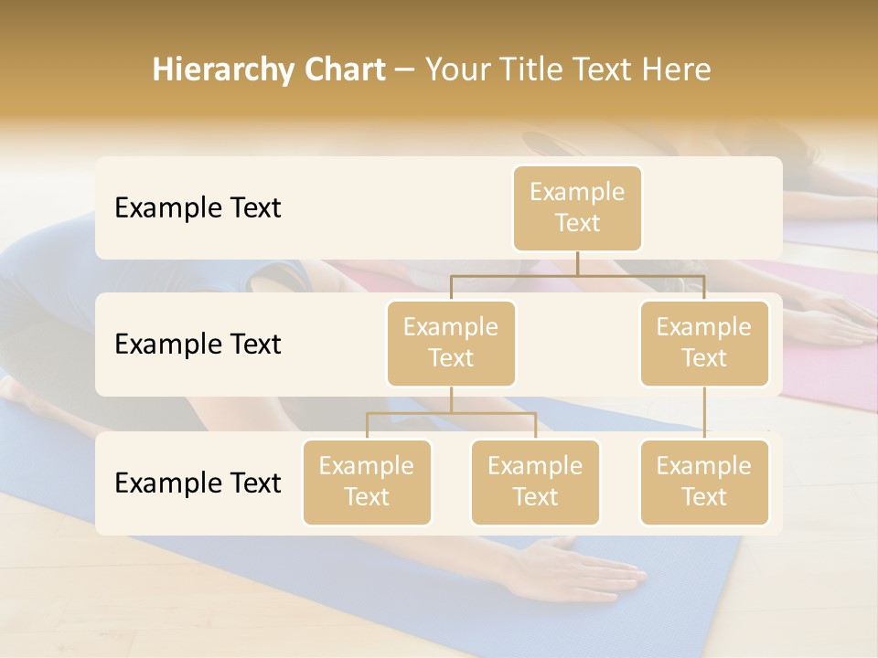 A Group Of Women Doing Yoga Poses On Mats PowerPoint Template