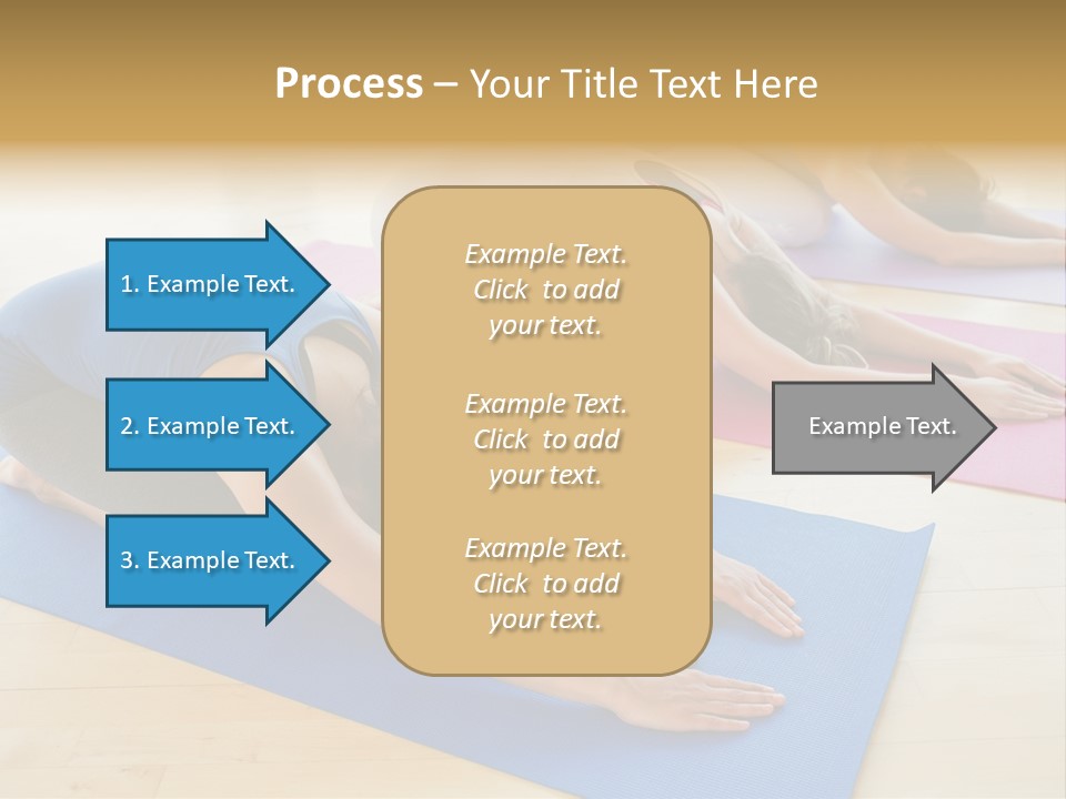 A Group Of Women Doing Yoga Poses On Mats PowerPoint Template