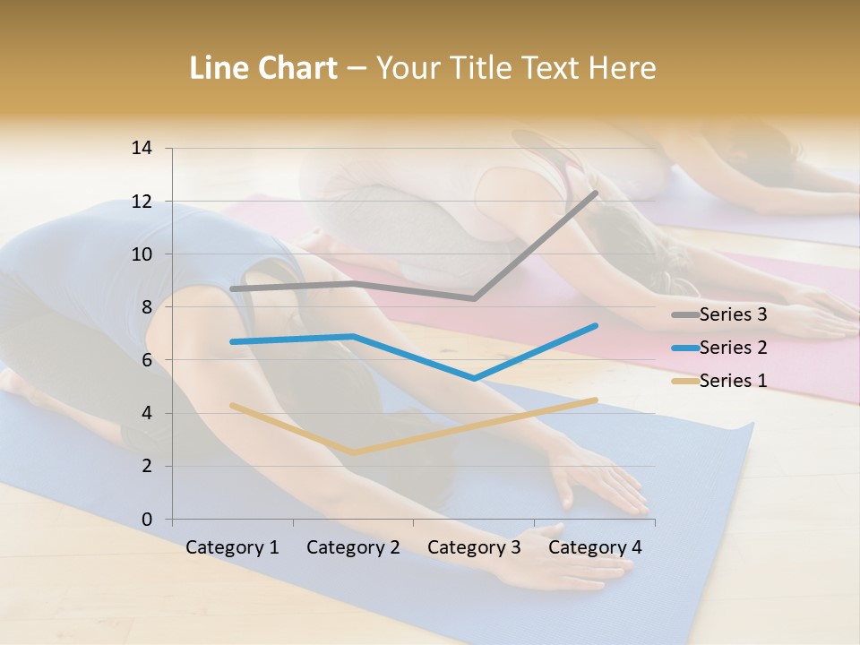 A Group Of Women Doing Yoga Poses On Mats PowerPoint Template