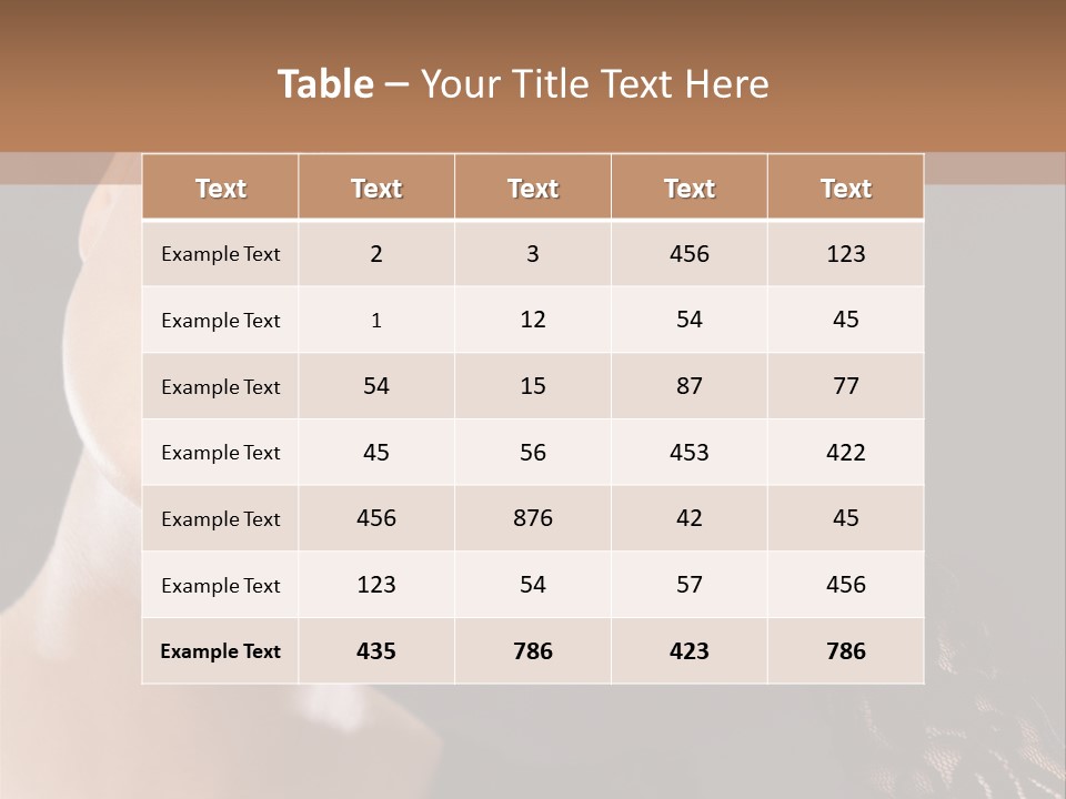 A Woman In A Black Dress Is Holding Her Head PowerPoint Template