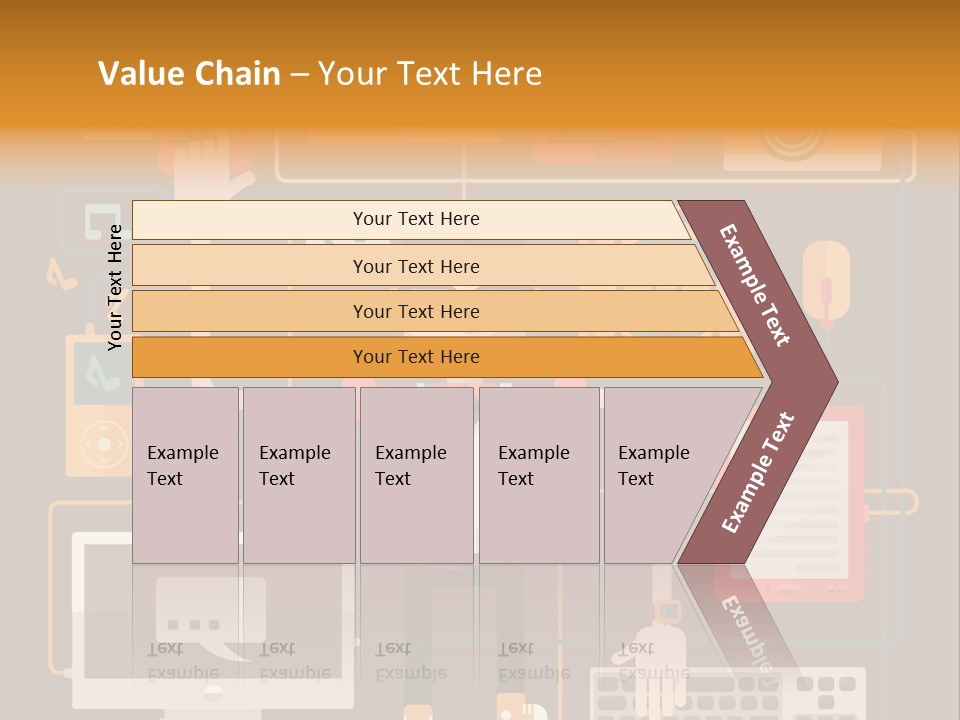 A Man With Glasses Is Standing In Front Of A Computer PowerPoint Template