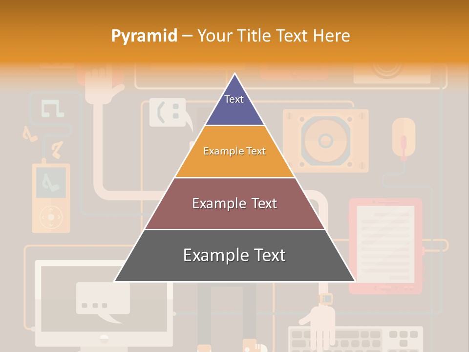 A Man With Glasses Is Standing In Front Of A Computer PowerPoint Template