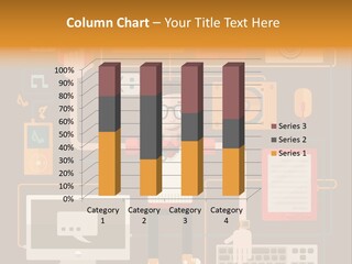 A Man With Glasses Is Standing In Front Of A Computer PowerPoint Template