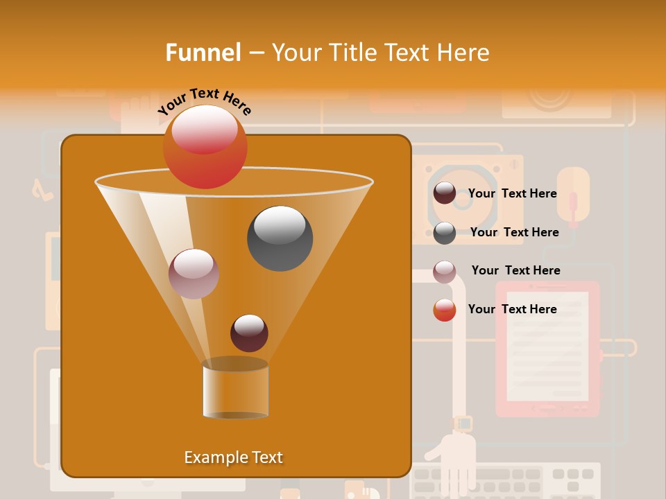 A Man With Glasses Is Standing In Front Of A Computer PowerPoint Template