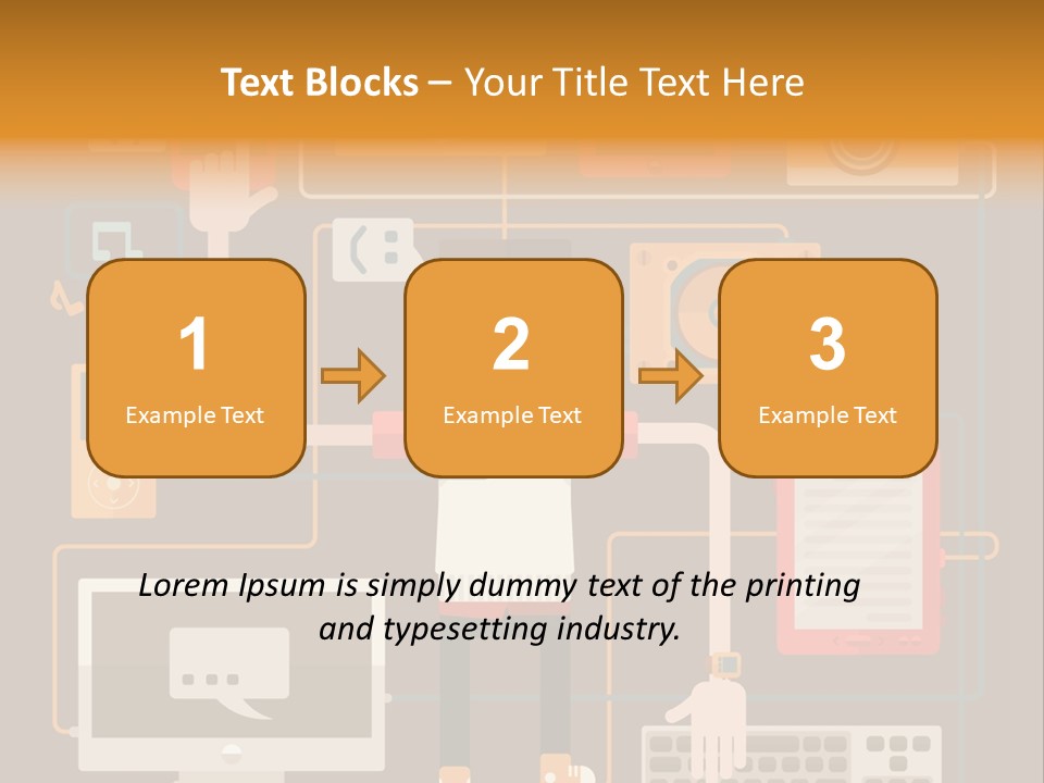 A Man With Glasses Is Standing In Front Of A Computer PowerPoint Template