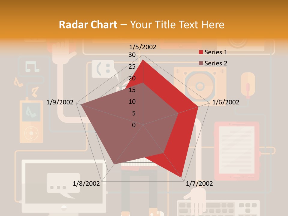 A Man With Glasses Is Standing In Front Of A Computer PowerPoint Template