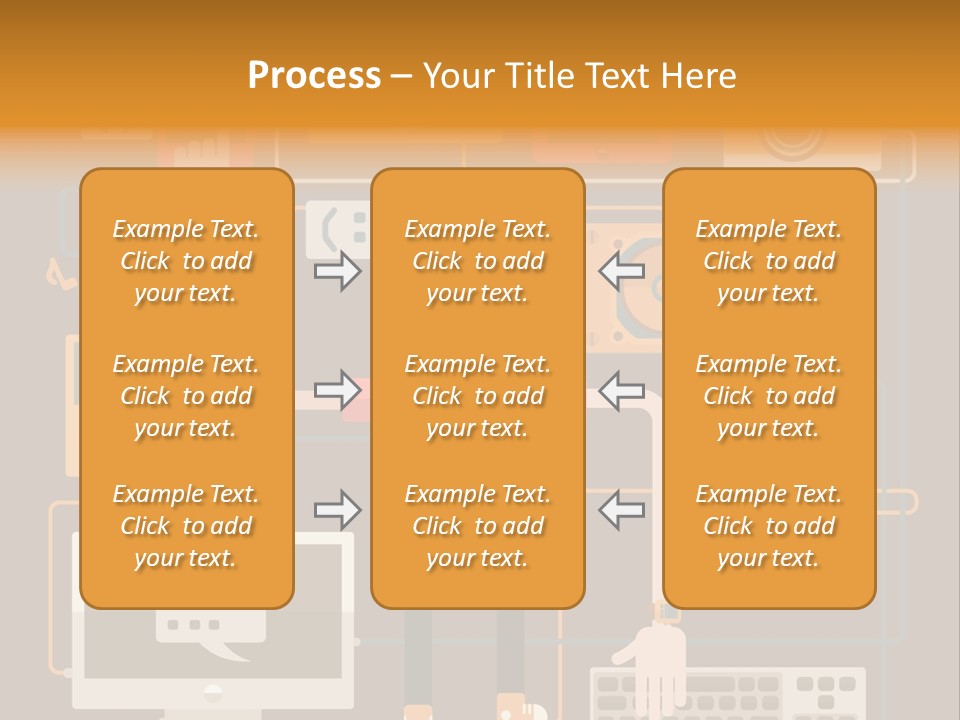 A Man With Glasses Is Standing In Front Of A Computer PowerPoint Template