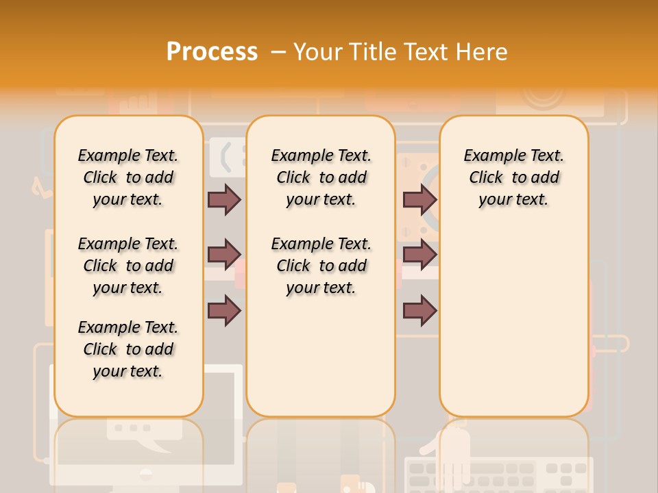 A Man With Glasses Is Standing In Front Of A Computer PowerPoint Template