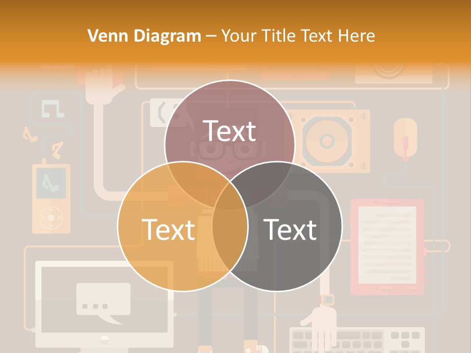 A Man With Glasses Is Standing In Front Of A Computer PowerPoint Template