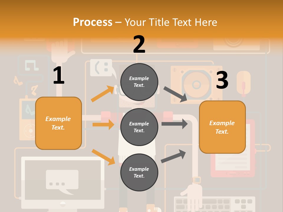 A Man With Glasses Is Standing In Front Of A Computer PowerPoint Template