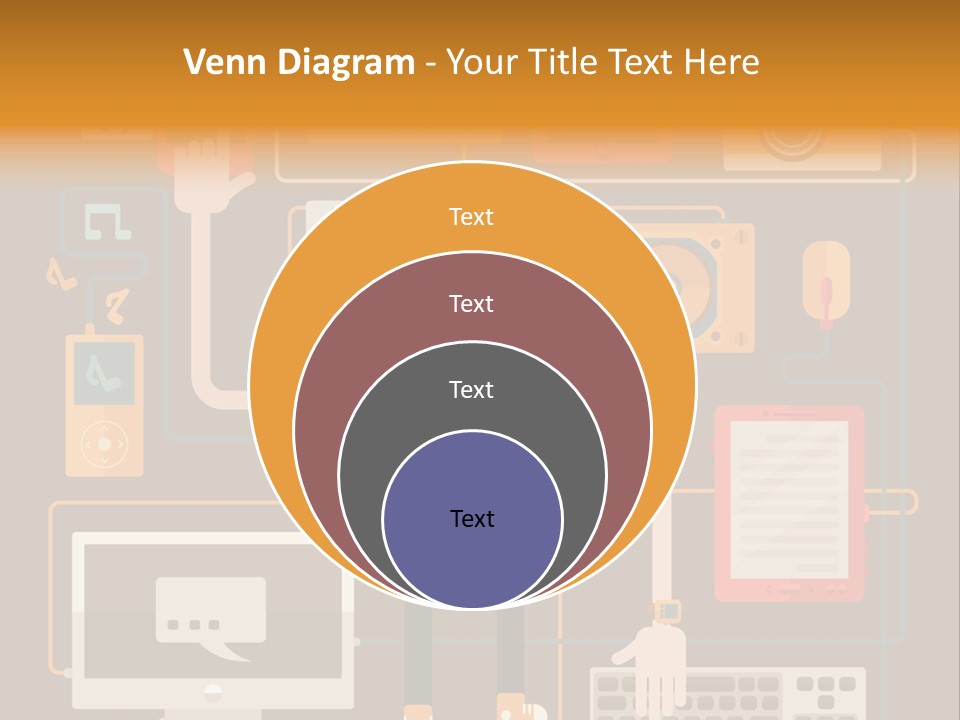 A Man With Glasses Is Standing In Front Of A Computer PowerPoint Template