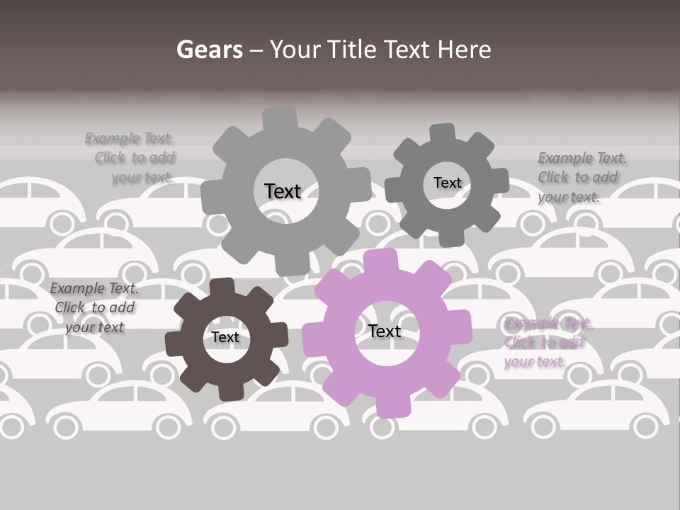 Information Happy Computer PowerPoint Template