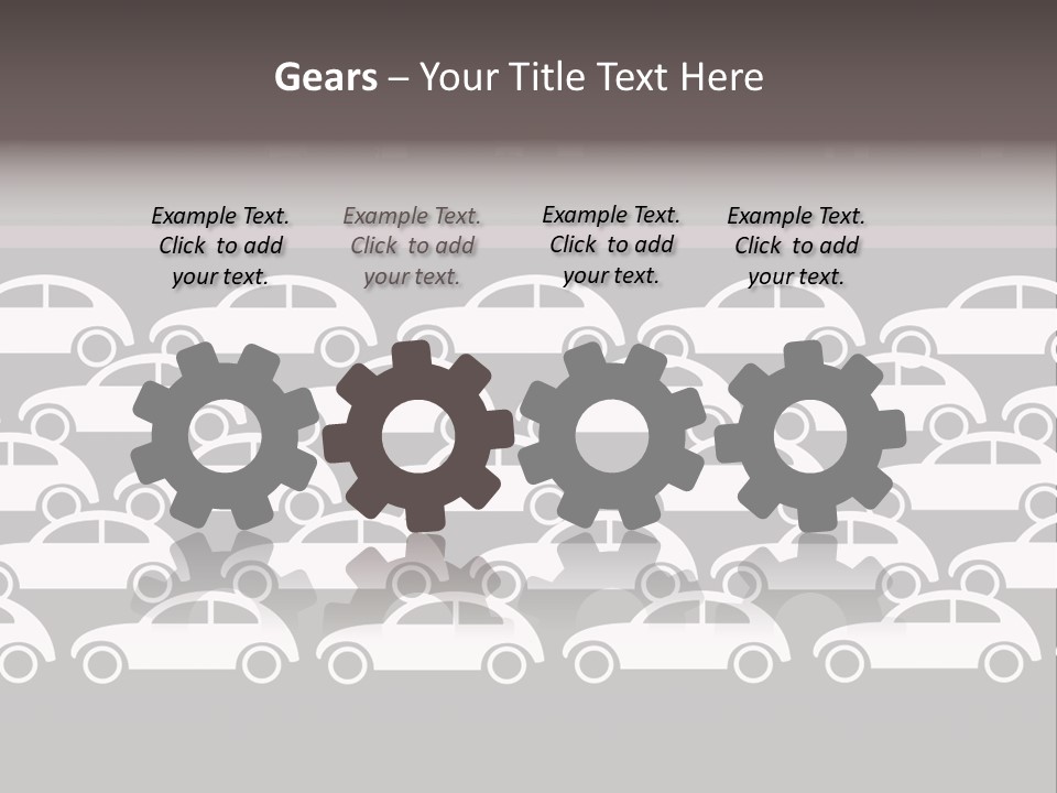 Information Happy Computer PowerPoint Template