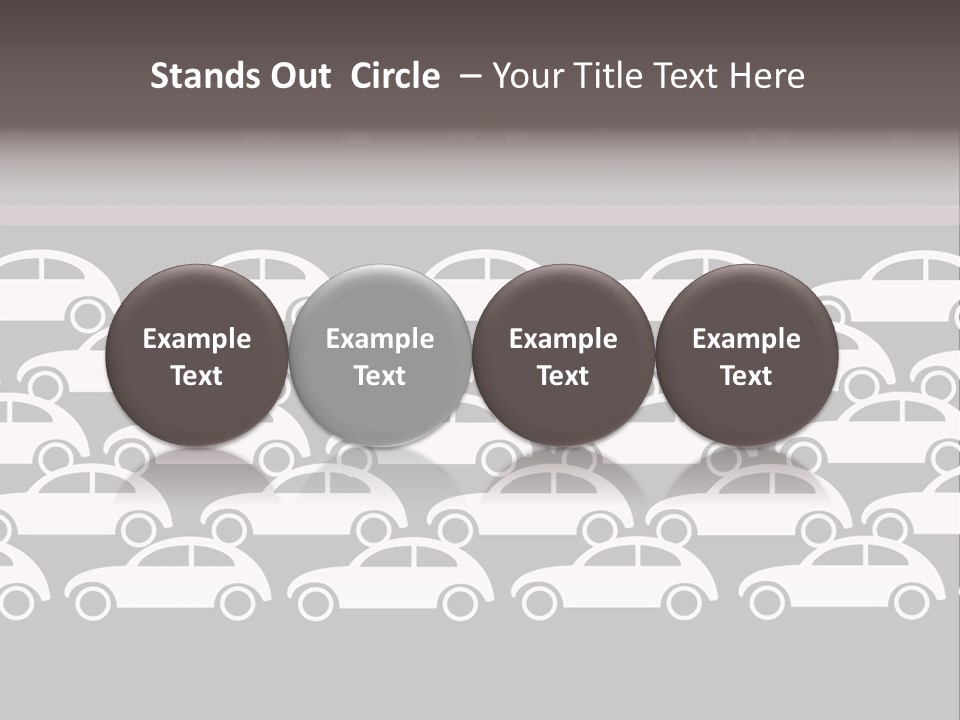 Information Happy Computer PowerPoint Template