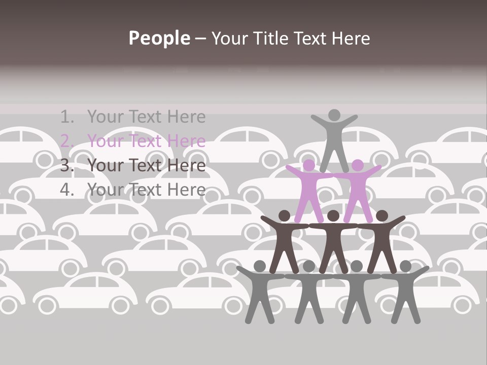 Information Happy Computer PowerPoint Template