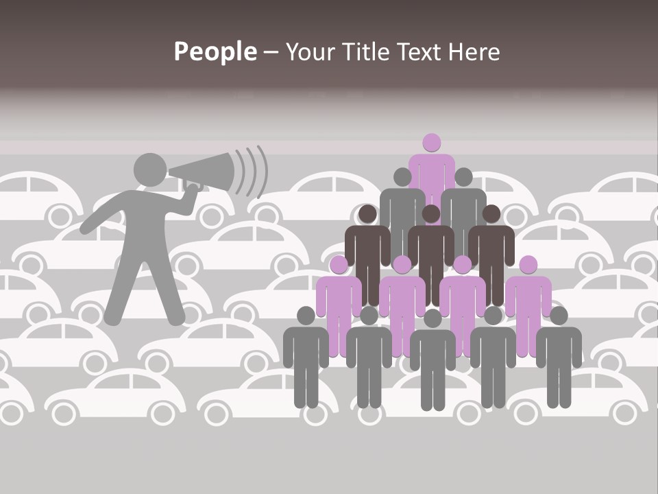 Information Happy Computer PowerPoint Template