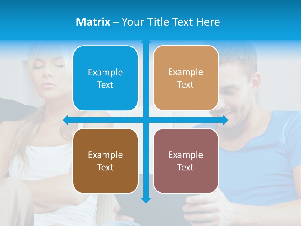 Information Happy Computer PowerPoint Template