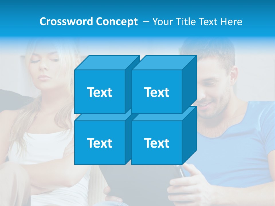 Information Happy Computer PowerPoint Template