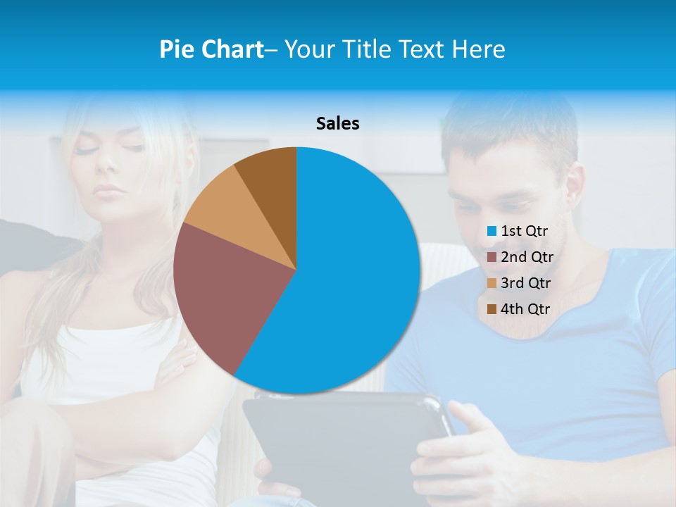 Information Happy Computer PowerPoint Template