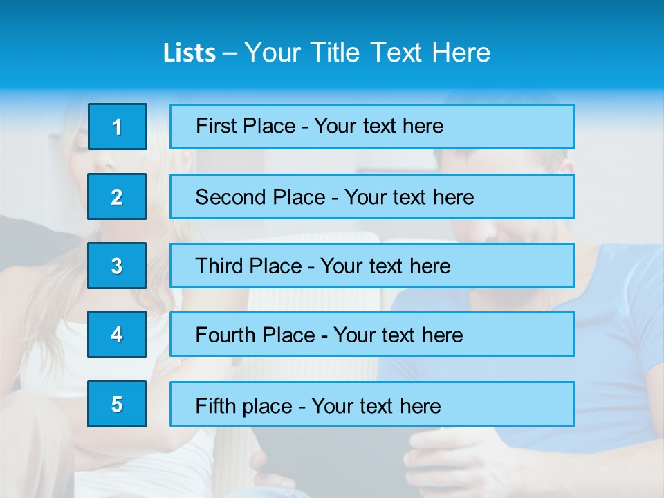 Information Happy Computer PowerPoint Template