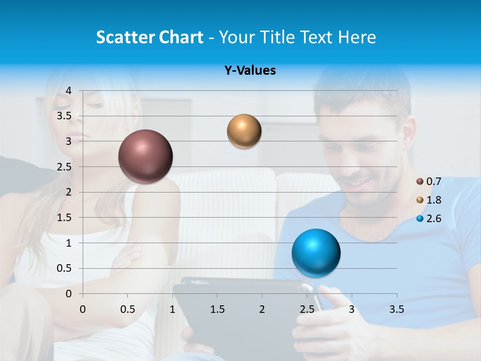 Information Happy Computer PowerPoint Template