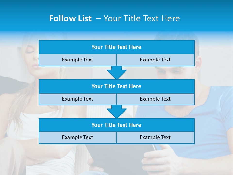 Information Happy Computer PowerPoint Template