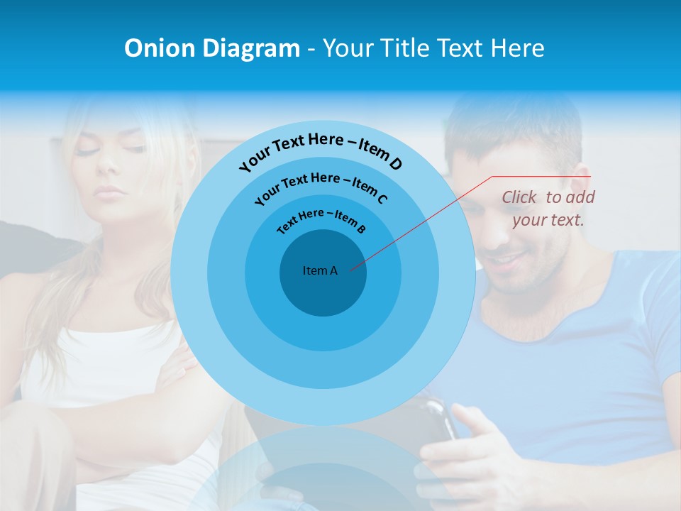 Information Happy Computer PowerPoint Template