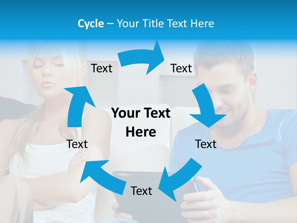 Information Happy Computer PowerPoint Template