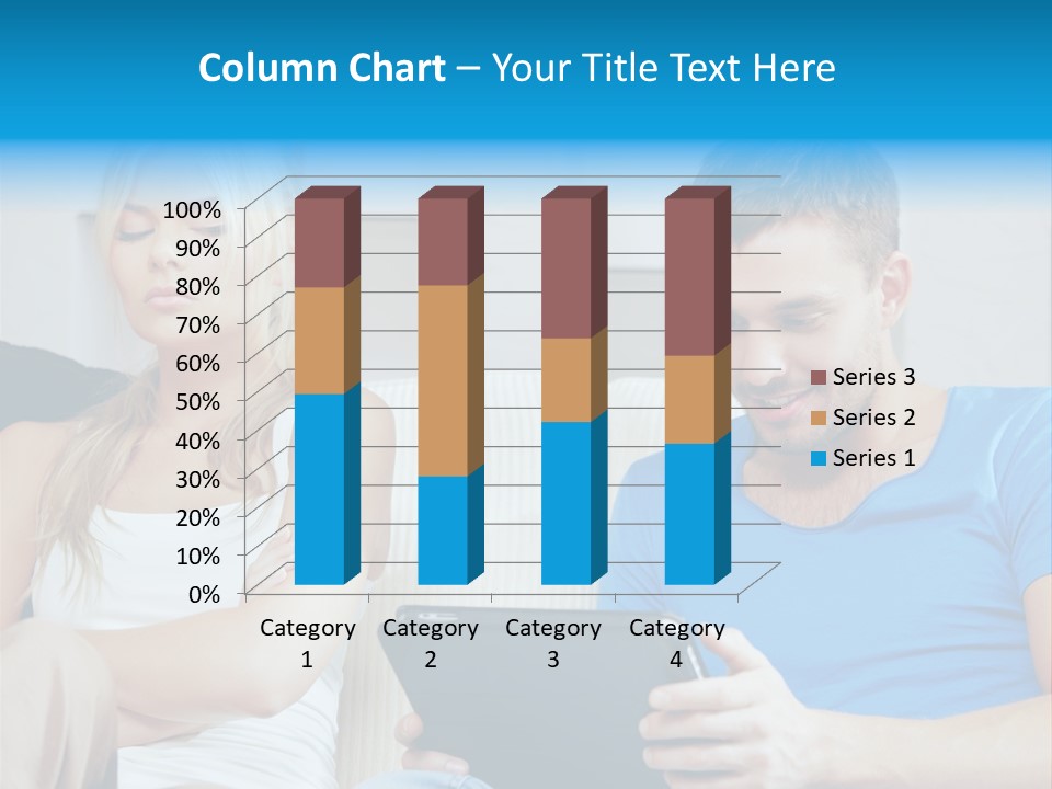 Information Happy Computer PowerPoint Template
