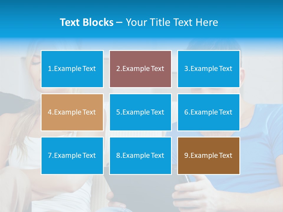 Information Happy Computer PowerPoint Template